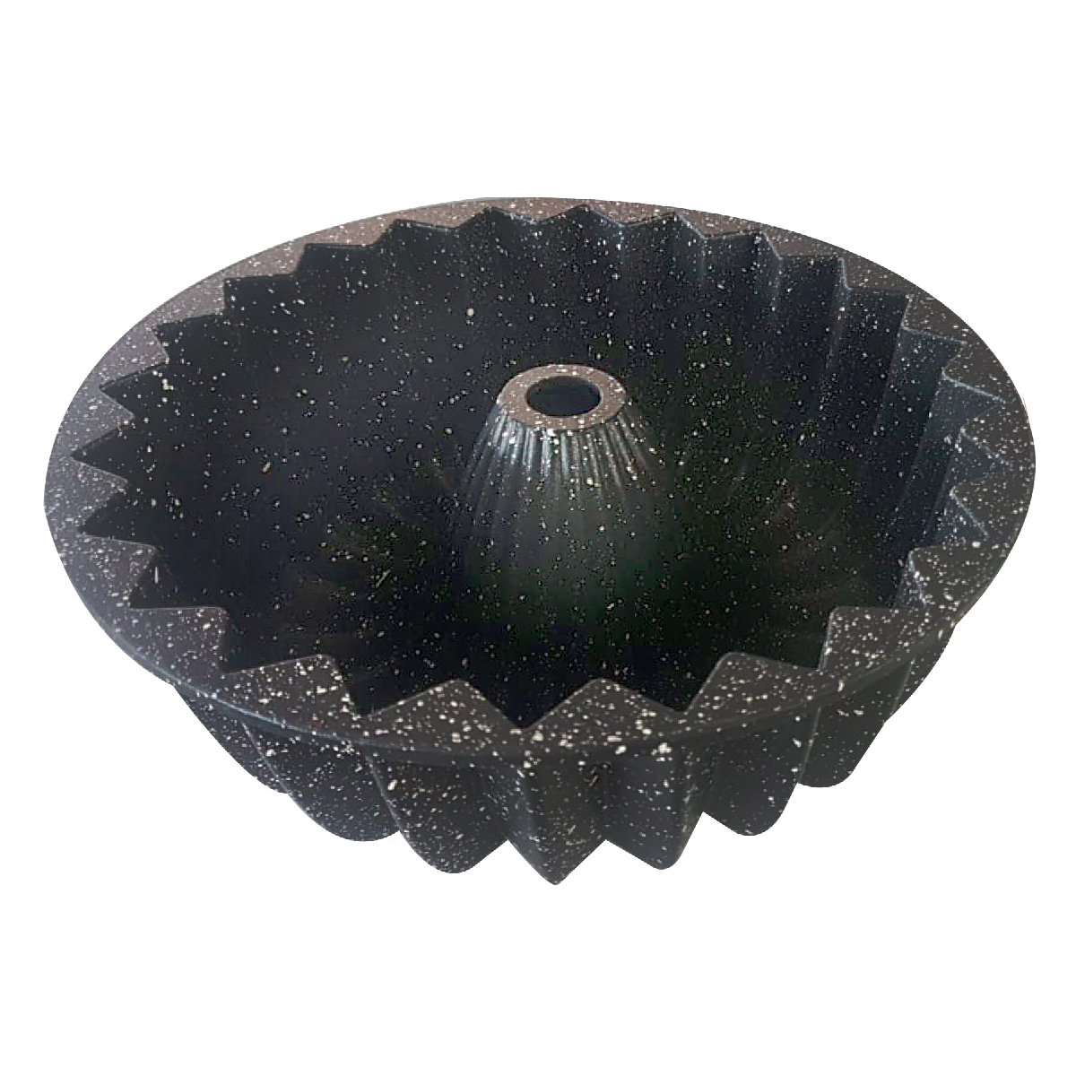 Dosthoff Cast Aluminum Granite Coated Bundform cake pan, 25 cm, Black, GDFXPR5